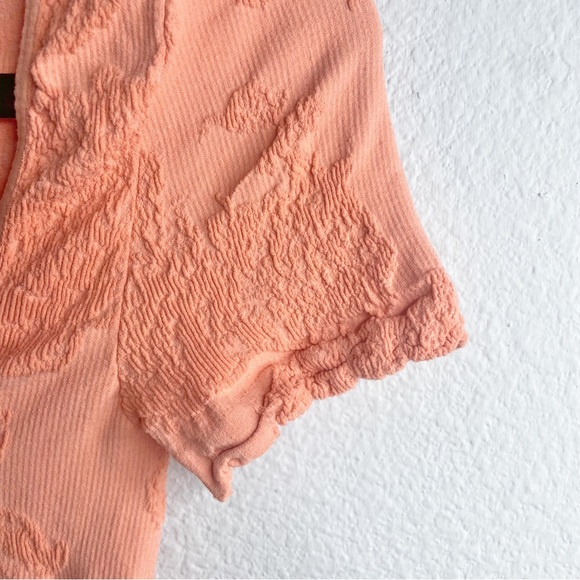 FREE PEOPLE Send Me Love Tee / Burnt Coral - Picture 6 of 7